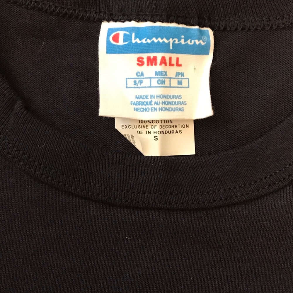 Champion Navy Long Sleeves Small - Picture 3 of 4